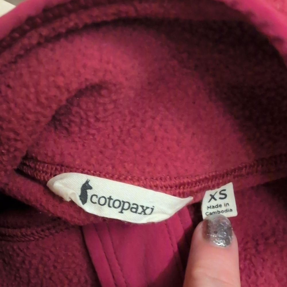 Cotopaxi Abrazo Half-Zip Fleece Jacket Yellow Fushia Size XS - Picture 5 of 11